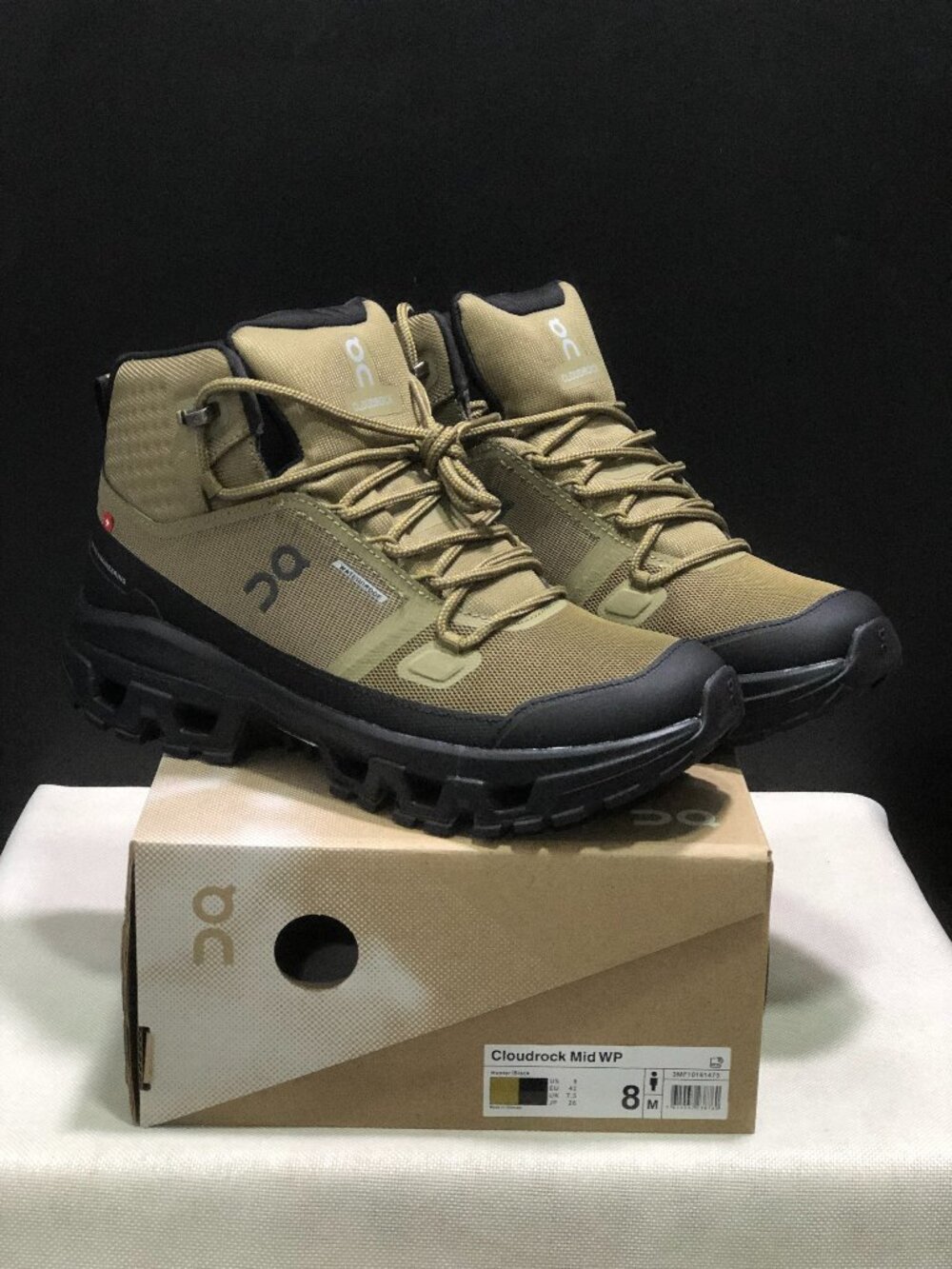 On Running Cloudrock Low WP Hiking mountaineering shoes